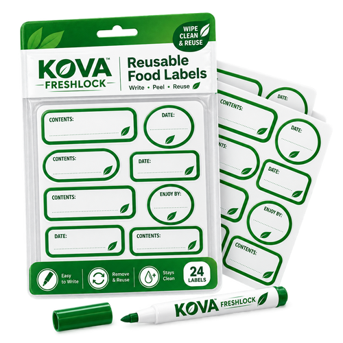 KOVA Reusable Food Labels